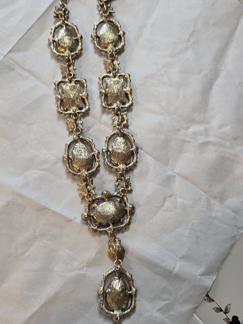 SIGNED Oscar DE LaRenta Vintage Statement Necklace - Picture 10 of 10